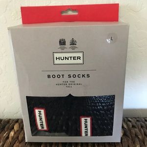 Hunter Cable Stitch Rain Boot Sock